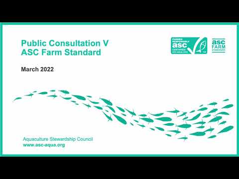 ASC Farm Standard - Public Consultation V - Annex 2: Data recording and submission