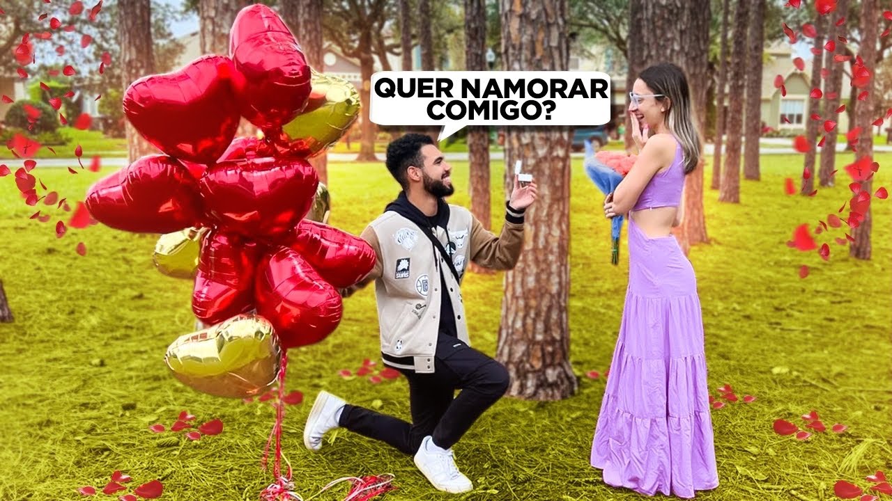 EMOCIONANTE! Fui pedida em NAMORO de  SURPRESA pelo ​⁠@CrisaoB