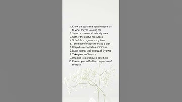 How to Do Homework? Homework Tips #shorts #homework