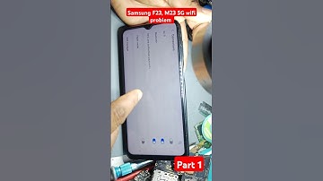 Samsung F23, M23 5G wifi problem solution #wifi #f23 #m23 #mobilerepairing #repair