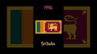 ICC Mens Cricket ODI World Cup Champions | 1975 - 2019 | Sherbill #shorts