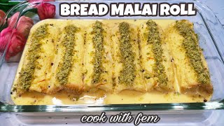Bread Malai Roll - Ithney Tasty Key Aap Rasmalai Bhuljayengey - Eid Special Recipe By Cook With Fem