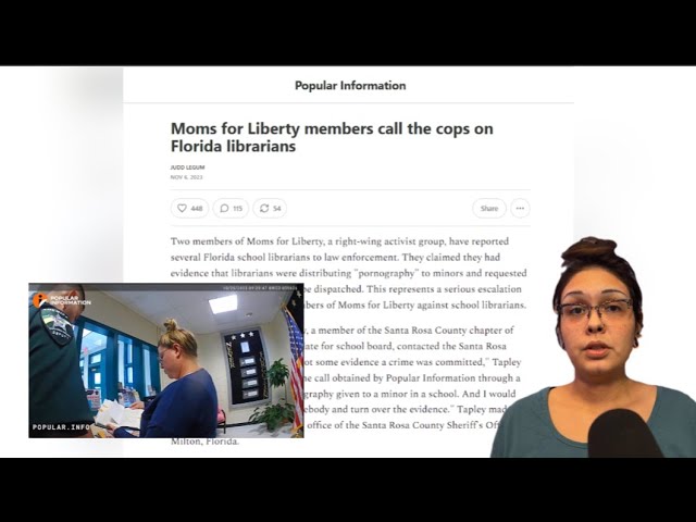 Moms for Liberty members call the cops on Florida librarians class=