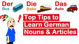 Top Tips to Learn German Nouns & Articles | Learn German in Urdu/Hindi