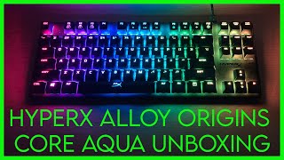 Unboxing klávesnice HyperX Alloy Origins Core Aqua + ukázka ;)