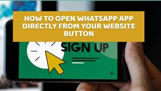 Website Clicks Automatically Link to WhatsApp Chat without Redirecting to Webpage