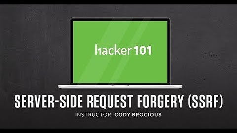 Hacker101 - SSRF