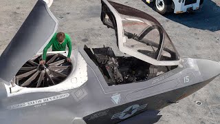 The Crazy Engineering Behind US F-35B Monstrously Powerful Vertical Fan