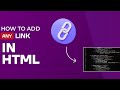 HTML Links: Learn Html Links &amp; Hyperlink (Internal &amp; External) in 5MIn