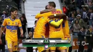 Los Tigres se quedan con la Gloria Norteña  Rayados 12 Tigres (Univision)