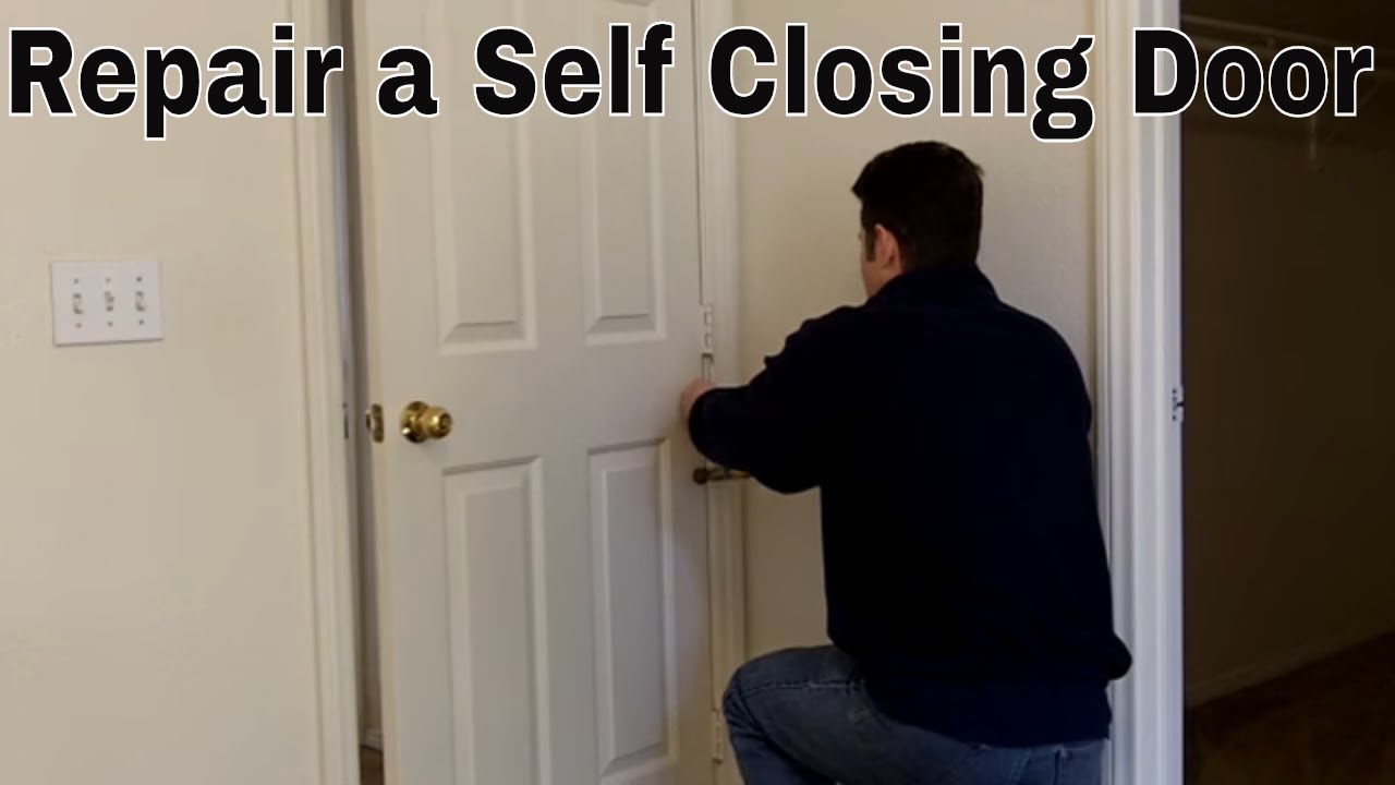 Repairing A Self Closing Door YouTube