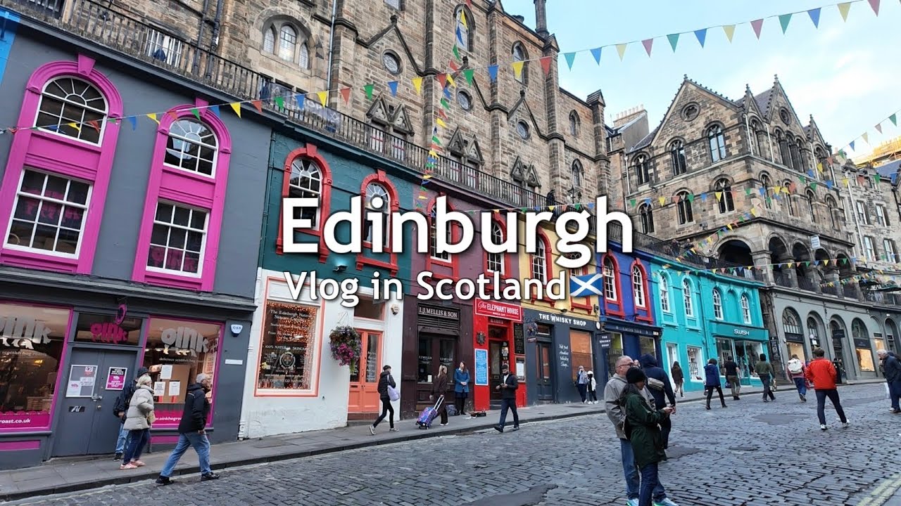 暮らすように旅するエディンバラ🏴󠁧󠁢󠁳󠁣󠁴󠁿 | 街全体が世界遺産のハリーポッター誕生の地 | スコットランドvlog | イギリス | ヨーロッパ旅行