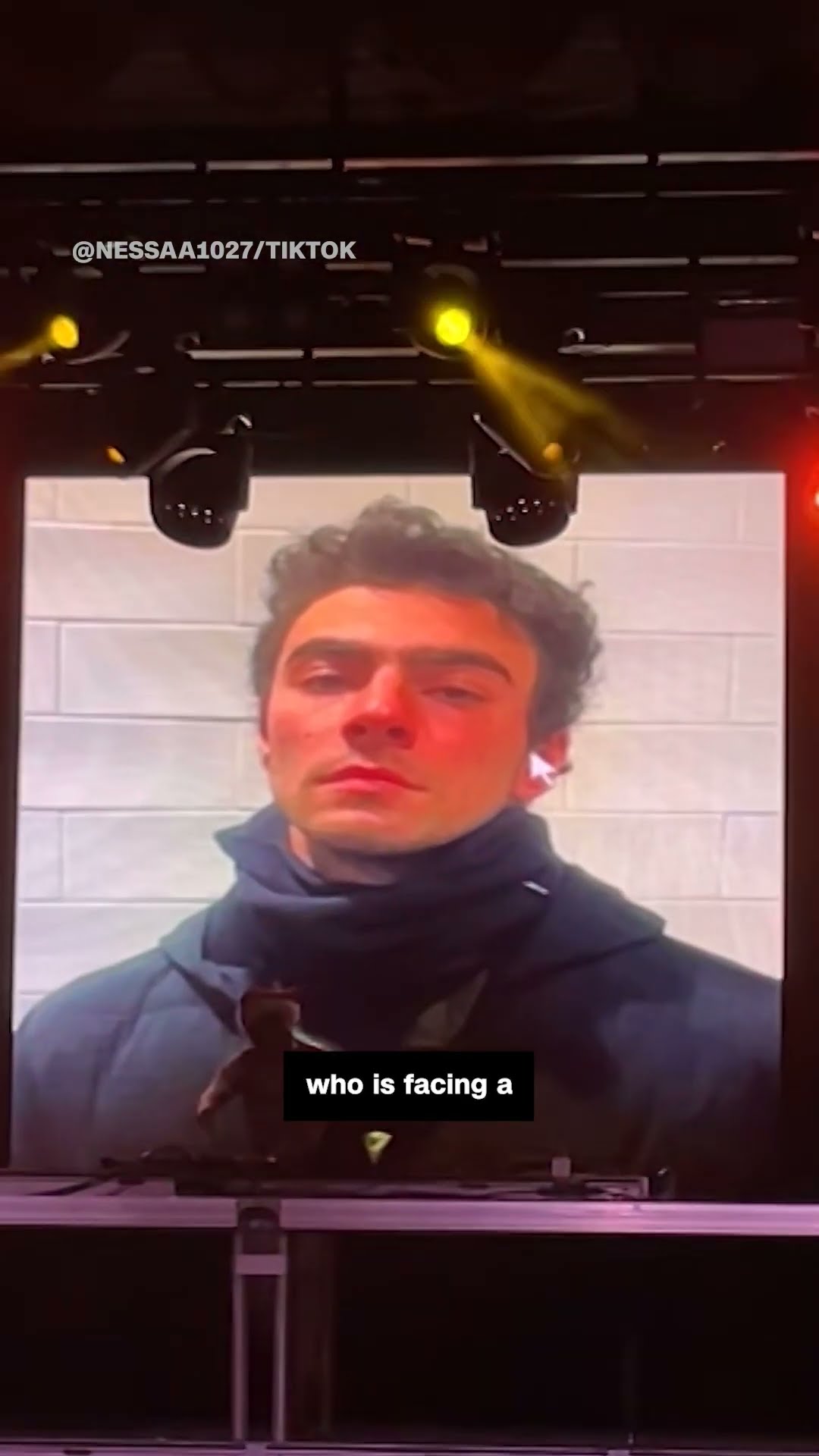 DJ uses photos of Luigi Mangione during concert