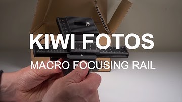JJC Photography - Kiwi Fotos FC-1 Macro Focusing Rail - Unboxing & Specs