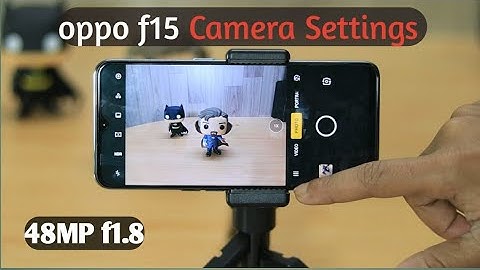 Oppo f15 camera settings