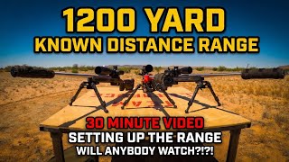 30 MINUTE VIDEO OF JEFTE AND I SETTING TARGETS OUT TO 1200 YARDS. I DARE YOU TO WATCH IT!!