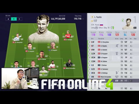 FIFA ONLINE 4: I Love Đi Chợ, Đập Thẻ Build Team XUẤT SẮC NHẤT TRONG Tầm Giá Cùng Lev Yashin ICON