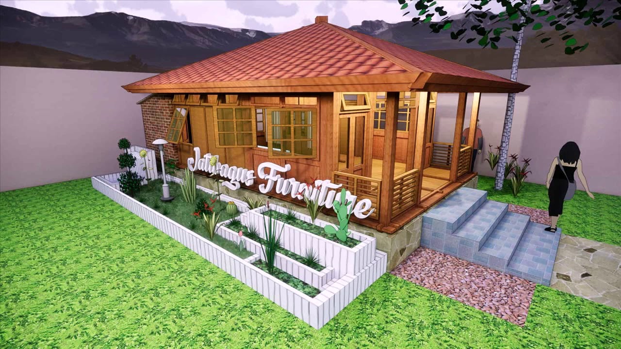  Desain  Unik Rumah  Kayu  Minimalis Mungil Mujur YouTube