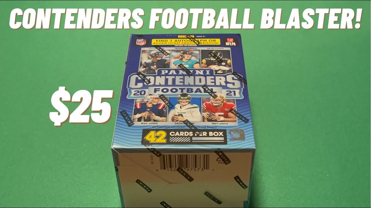 2021 Panini Contenders Football Blaster Box Opening Review! One Hit Per Box! New Retail Sports Cards