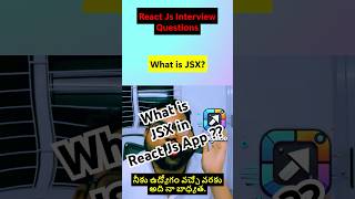 What is JSX? 🤔 #reactjs #easytoupgrade #javascript