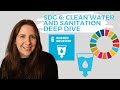 Sdg 6 clean water  sanitation  un sustainable development goals  deep dive