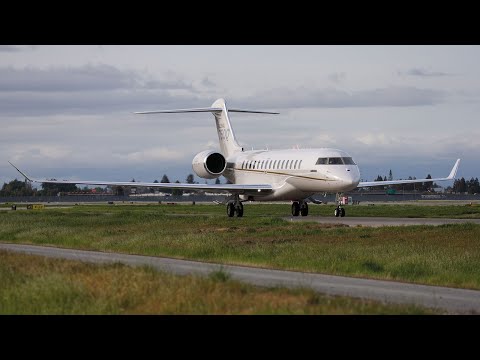 Bombardier Global 7500 flight test