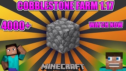 HOW TO MAKE A AUTOMATIC COBBLESTONE GENERATOR IN MINECRAFT JAVA 1.17 | 24KGOLDENMOOD
