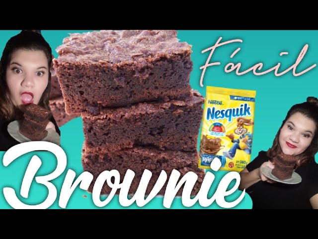 BROWNIE FACIL CON NESQUIK| DULCES IDEAS - YouTube