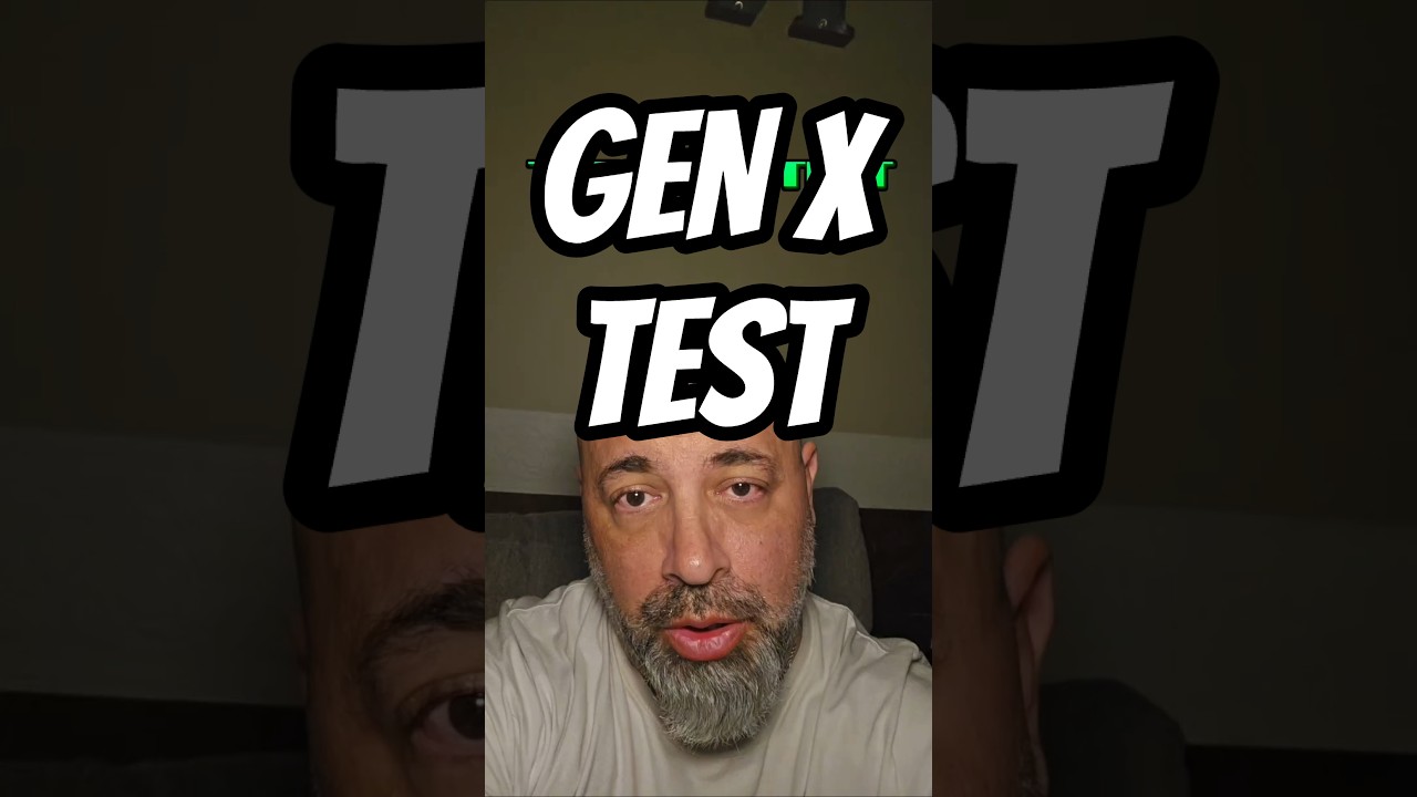 GEN X TEST #genx #80s #test #nostalgia #danregancomedy