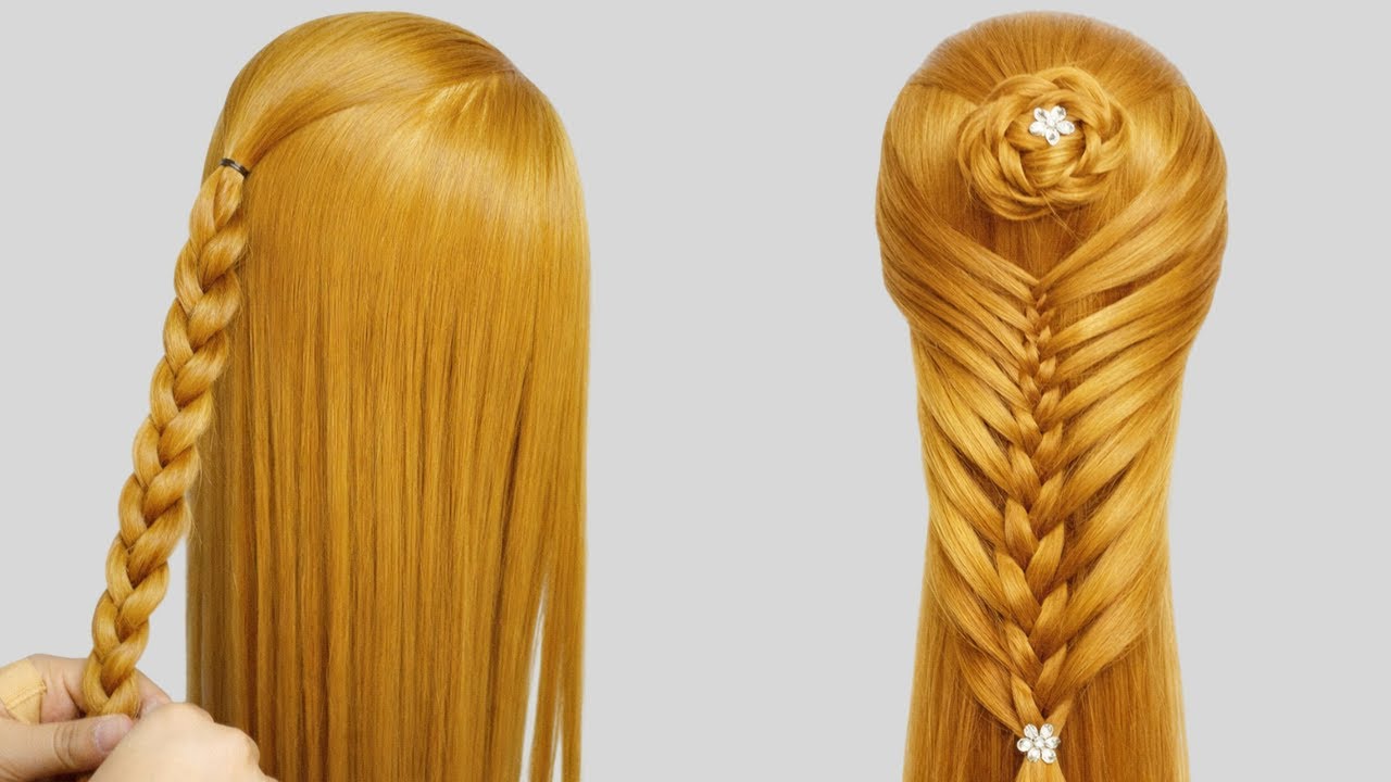 Hair Style Girl Simple and Easy 💖 | Indian Wedding Open Hair Hairstyle | Stylish New Look 2026