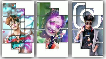 How to create  trending puzzle whatsapp status video in kinemaster | new trending whatsapp status