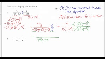 PreGov notes add and subtract rationals and complex fractions