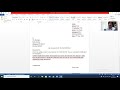 Letter Writing in MsWord