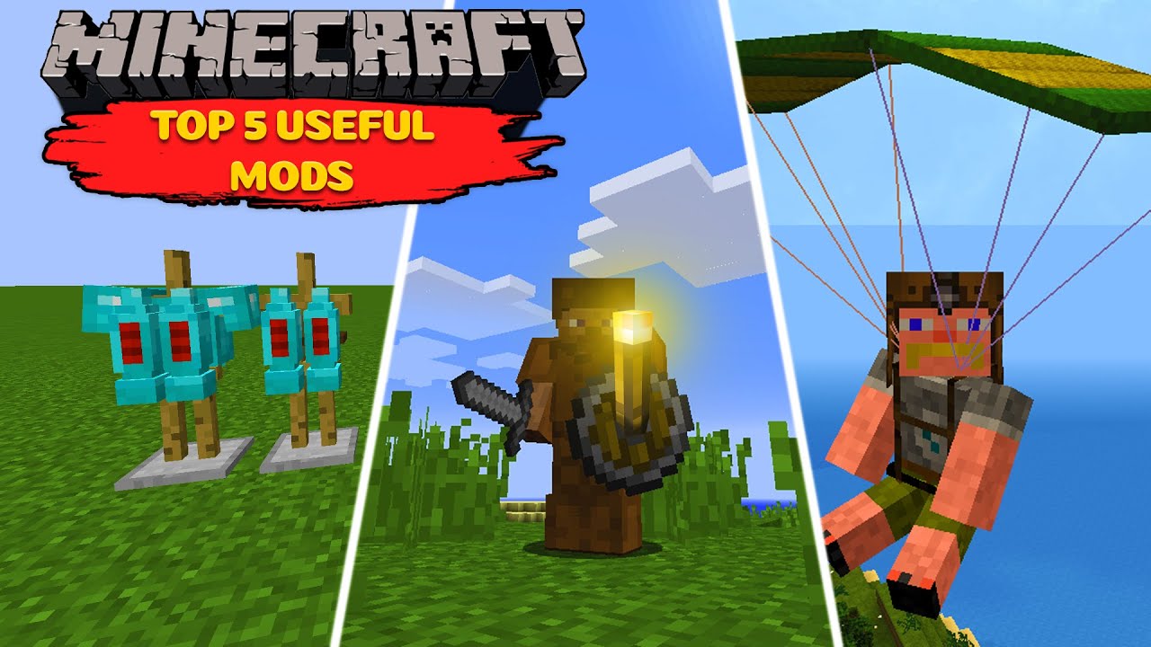 Top 5 Useful Mods to Improve Your Minecraft Experience! - YouTube