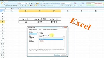 Excel 2007   Calcul de TVA