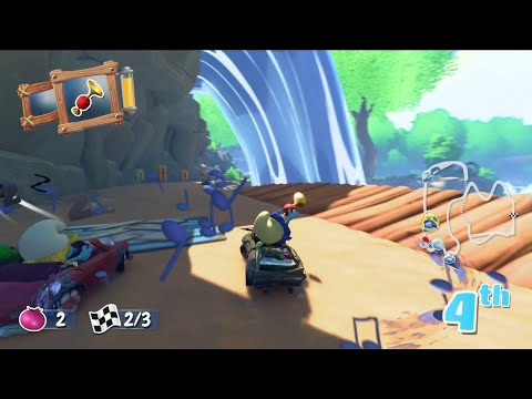 Smurfs Kart Race PS5 Playing Storm at Dam Under Construction Gameplay 