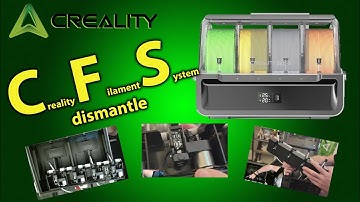 I dismantle a Creality CFS to remove a piece of stuck filament.