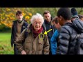 Teens Gather Around Elderly Woman. She Bursts Into Tears When They Say This