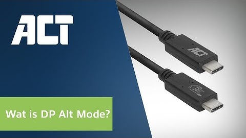 ACT Connectivity | USB-C DP Alt Mode uitgelegd