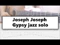 Joseph joseph solo  jazz manouche