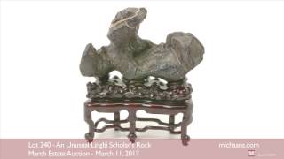 An Unusual Lingbi Scholars Rock At Michaans Auctions