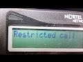 Norstar dialing restrictions