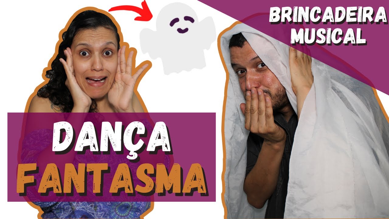 Dança Fantasma - Brincando com tecido ou lençol | Atividade musical infantil
