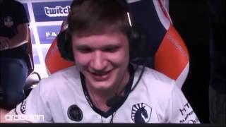 S1Mple Awkward Round Winning Celebration