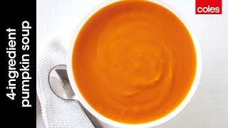 4 ingredient easy pumpkin soup