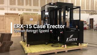 ERX-15 Case Erector - Retreat Speed Settings