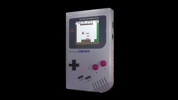 Nintendo Gameboy - 3D Model