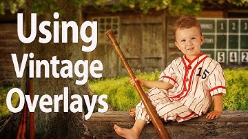 How To Use Overlays For Classic Vintage Look - Photoshop Tutorial