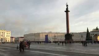 First day of 2017 in Saint-Petersburg by DJI Osmo mobile and Iphone 7plus (4K)