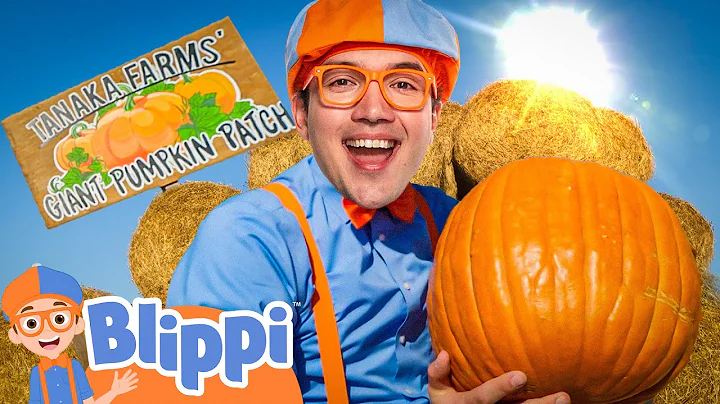 Blippi's GIANT Pumpkin 🎃 DIY Jack-O-Lantern  | NEW 🔍 Captioned Videos | Blippi Preschool Learning